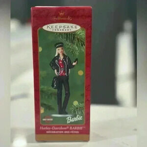 NEW 2000 Harley Davidson Barbie Hallmark Keepsake Collectible